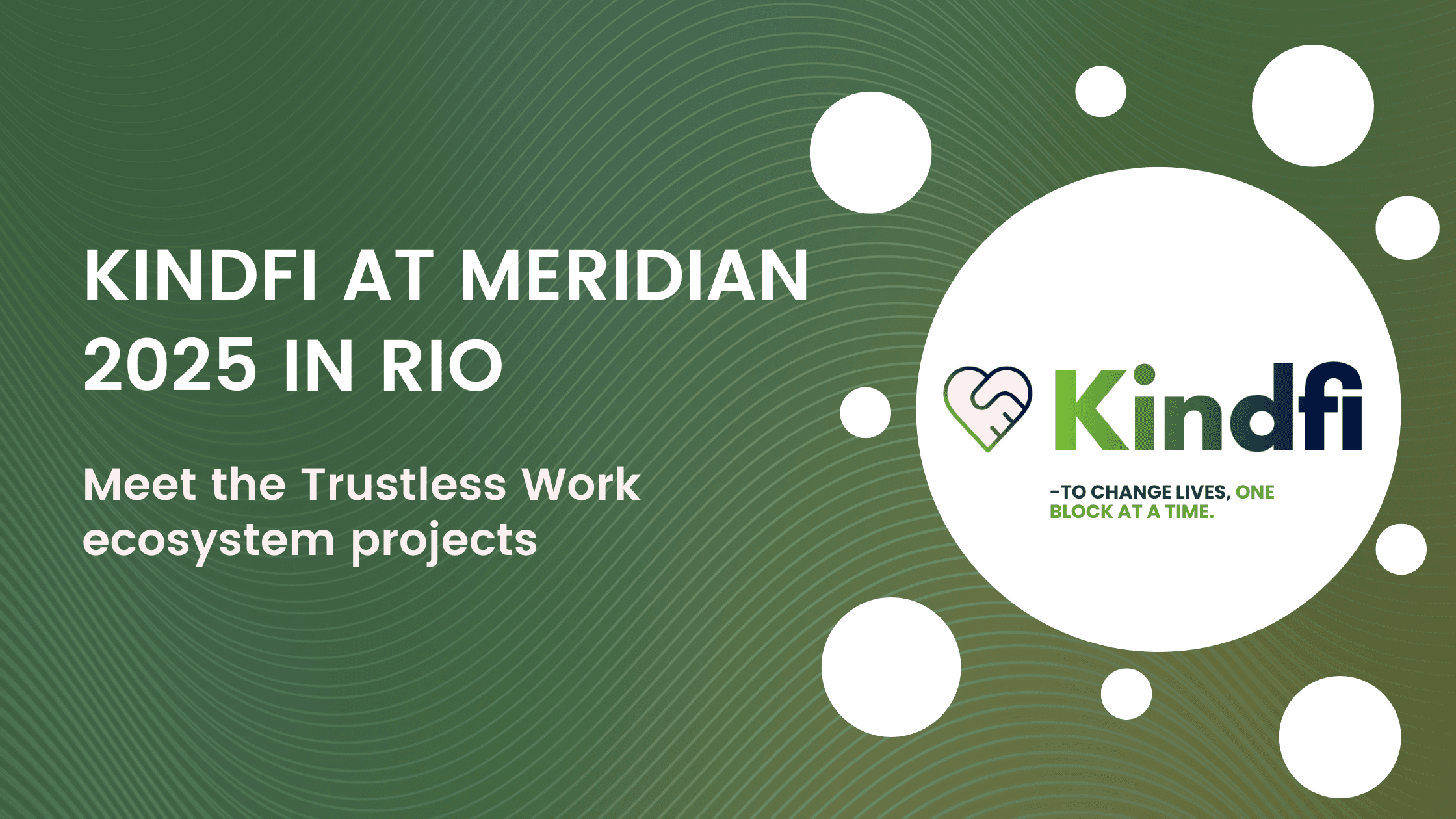See You in Rio: KindFi at Stellar Meridian 2025 — with Costa Rica’s Trustless Work Ecosystem